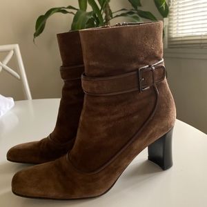 Via Spiga Suede Brown Boots